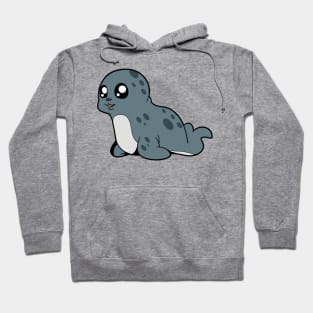 Kawaii grey seal Hoodie